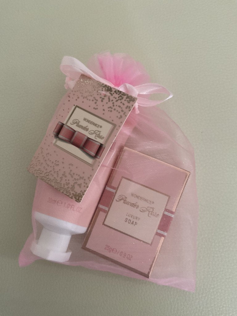 Sachet cadeau Powder rose